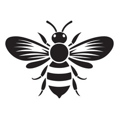 Obraz premium Detailed Honey Bee Illustration Vector Image for Nature Designs