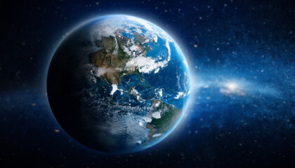 Obraz premium 宇宙 地球 earth Generative AI