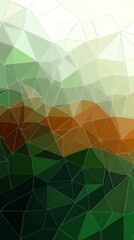 Stunning Triangular Geometric Abstract Art Design