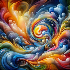 abstract fractal background