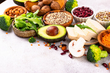 Vegan keto products. Ketogenic plant-based food