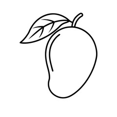 vector illustration of an mango