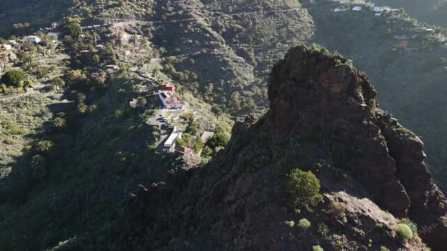  breathtaking views of Masca, a picturesque mountain village in Tenerife from an aerial perspective