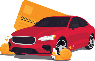 orange sports car or insurance car