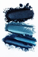 eye shadow strokes texture. Selective focus.