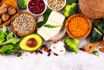 Vegan keto products. Ketogenic plant-based food