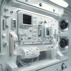 Obraz premium equipment and medical devices in modern operating room