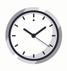 Cartoon Clock Showing Approximately 10:10:05