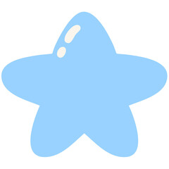 Cute Pastel Star Doodle