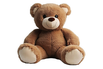 Obraz premium [Transparent Background PNG]Large Brown Teddy Bear Plush Toy