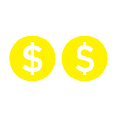 dollar button icon