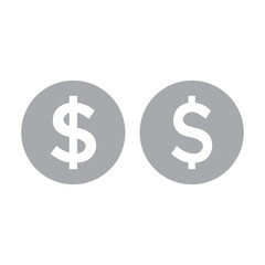 dollar button icon