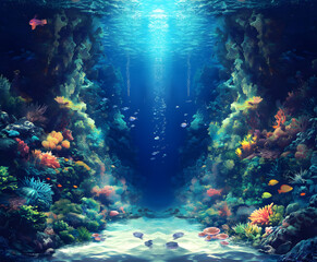 Obraz premium coral reef in the red sea