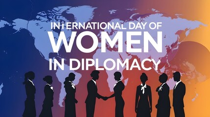 International Day of Women in Diplomacy Wallpaper Background Celebrating Female Diplomats and Their Achievements in Global Affairs



