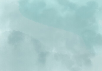 青とグリーンの色の背景、壁紙、水彩画