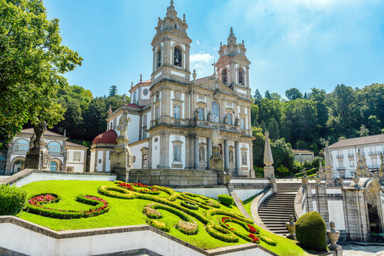 The Sanctuary of Bom Jesus do Monte in Braga, Portugal