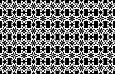 black and white seamless background flower textile wallpaper .