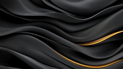 Minimalist black gradient with soft golden sparkles, sleek and stylish composition