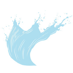 splash of water or liquid drops