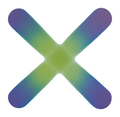 PNG X shape illustration gradient weaponry.