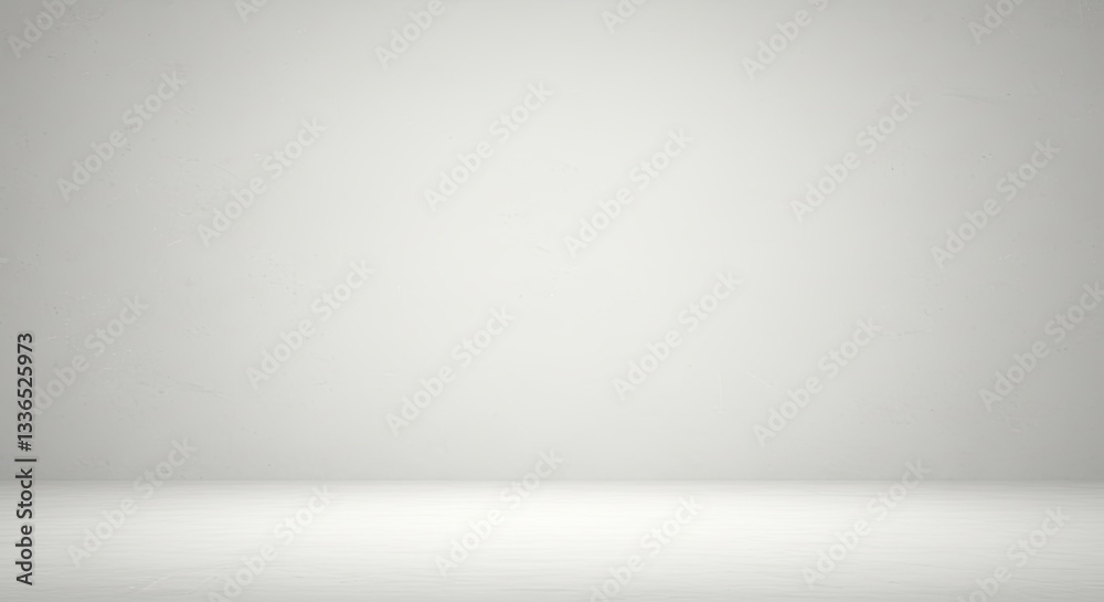 Poster a white wall with a large empty space