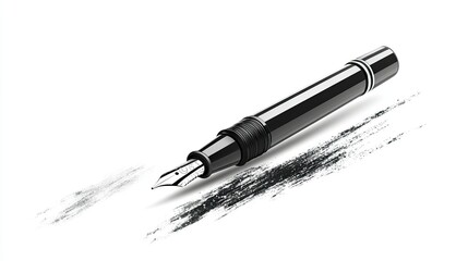 black, pen, isolated, png, stationery, writing, office, tool, sleek, modern, minimal, professional, school, smooth, ink, ballpoint, elegant, classic, signature, business, education, realistic, simple,