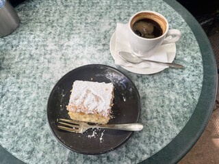 Vanilla Slice (made with vanilla custard cream and layers of crispy puff pastry)