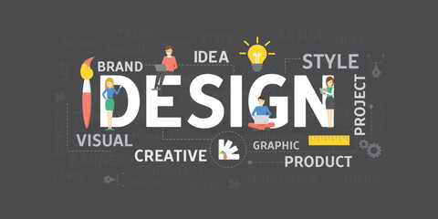 Obraz premium designer page