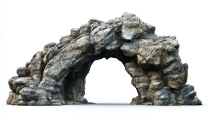Natural rock archway formation