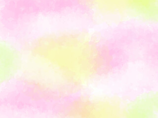 春の桜とカラフルな公園の花々イメージのテクスチャー背景素材