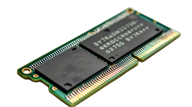 Ram memory module with transparent background enhancing versatility
