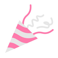 Confetti Vector Flat Icon Design