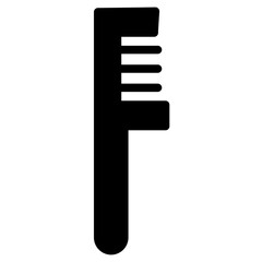 Beauty Brush Hair Glyph Icon