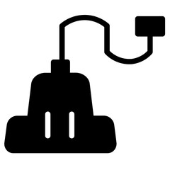 Obraz premium Washing Vacuum Cleaner Glyph Icon