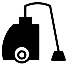 Obraz premium Washing Vacuum Cleaner Glyph Icon