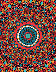 Intricate Mandala Design Featuring Vibrant colors