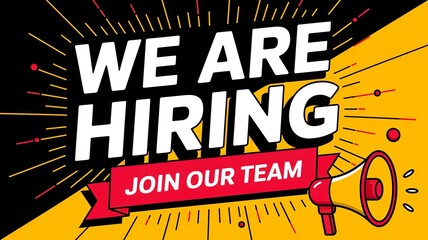 We are hiring join our team recruitment open position job vacancy employment opportunity career growth