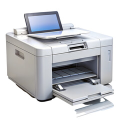 printer isolated on white