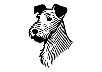 Fox Terrier vector logo