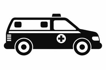 medical health car line art silhouette vector illustration
