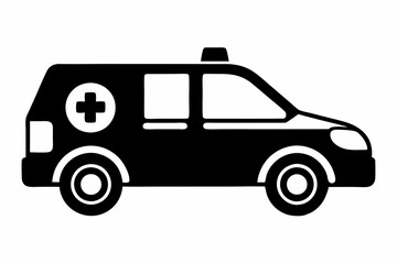 medical health car line art silhouette vector illustration
