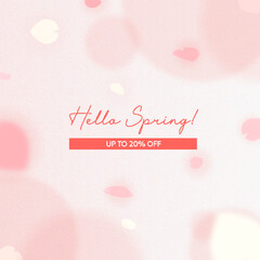 Spring Sale Promotion up to 20% off