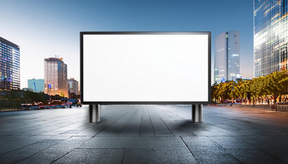 billboard on the street, Generated image	