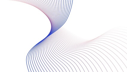 Minimalist Blue and Red Digital Wave Design