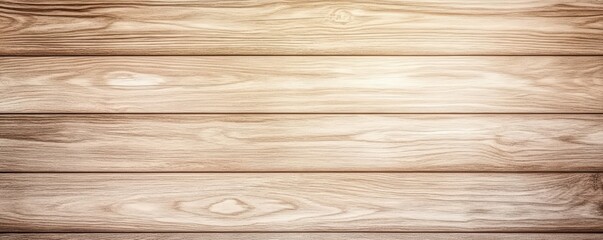 Naklejka premium A smooth, light-colored wooden surface with natural grain patterns, perfect for various design and decorative purposes.