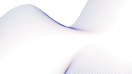 Fototapeta premium Smooth Gradient Digital Waveform