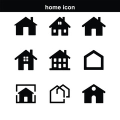 Collection home icons. House symbol. Set of real  Home Line Icons. Editable Stroke. Pixel Perfect. For Mobile and Web. Contains such icons as Home, House, Real Estate, Family, Real Estate Web home fla