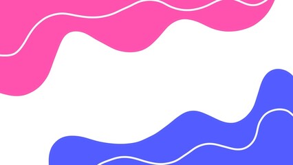 Pink and blue cute aesthetic abstract background