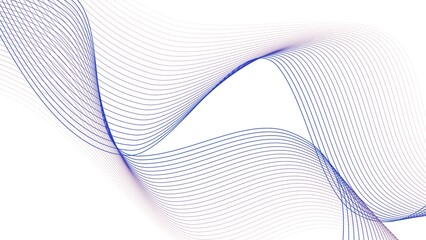Dynamic Blue and Red Wave Fusion