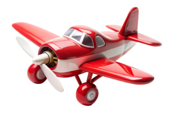 toy plane clipart image on transparent background